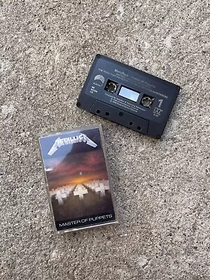 Metallica Master Of Puppets Cassette Tape 1986 Elektra/Asylum Records Metal VG • $25.44