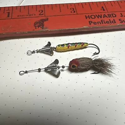 Lot Of 2 Vintage J. E. Pepper Lures Made In Rome New York Minnow And Mouse Nice • $17.25