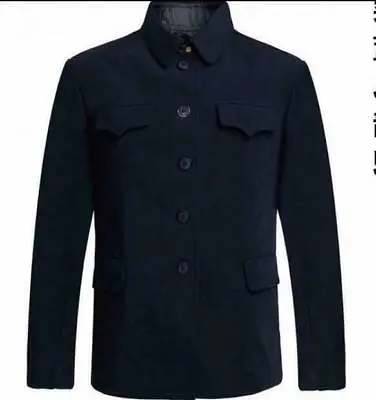 Mens Tunic Jacket Suit Single Breasted Mao Chinese Style Blazer Coat Formal 2020 • $37.37