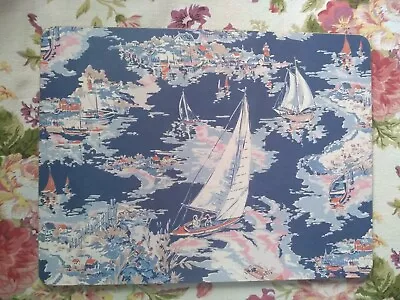 Laura Ashley Single Placemat Sailing Boat New Country Kitchen Xmas Beautiful Bb • £9.99