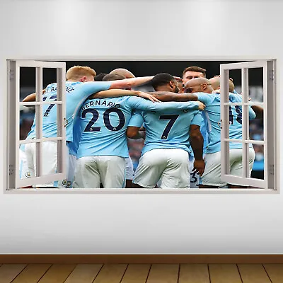 £24.99 • Buy EXTRA LARGE Manchester City Players Football Vinyl Wall Sticker Poster