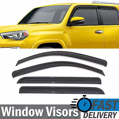 For 2010-2023 Toyota 4Runner Sun/Rain Guard Vent Shade Deflector Window Visors • $28.49