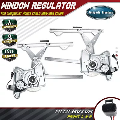 2x Power Window Regulator W/ Motor For Chevrolet Monte Carlo Front Left & Right • $90.99