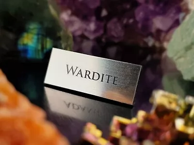 Wardite Gem Display Name Plate - Exhibit Artifact Label-museum Quality • $7.99