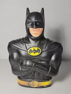 Vintage 1989 Batman Movie 7  Plastic Coin Bank DC Comics Michael Keaton Cereal • $9