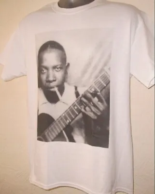 Robert Johnson Photo T Shirt Delta Blues Music John Lee Hooker Muddy Waters V161 • $16.72