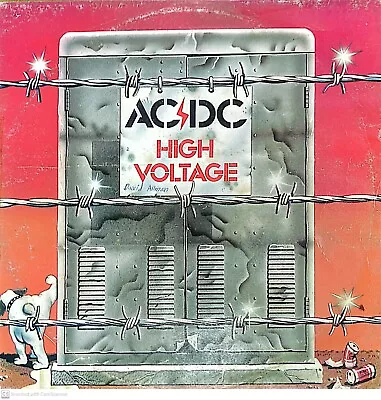 AC/DC ORIG OZ LP High Voltage Very Good ’77 Blue/Yellow Albert APLP009 Hard Rock • $249