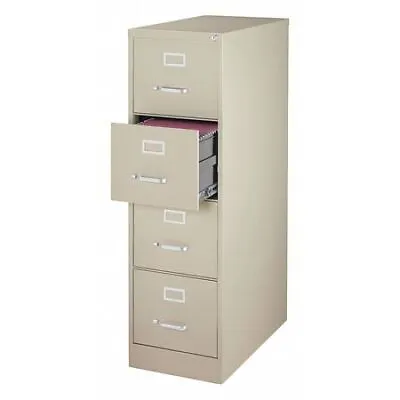 Hirsh 16698 15  W 4 Drawer File Cabinet Putty  Letter • $406.99