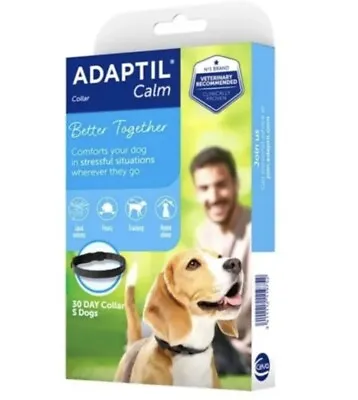 ADAPTIL Calm On-the-Go Collar Helps Dogs Cope With Behavioural Issues - Small • £19.49