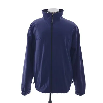 The North Face Solid Navy Blue Full Zip Jacket Mens Size XXL • $34.97