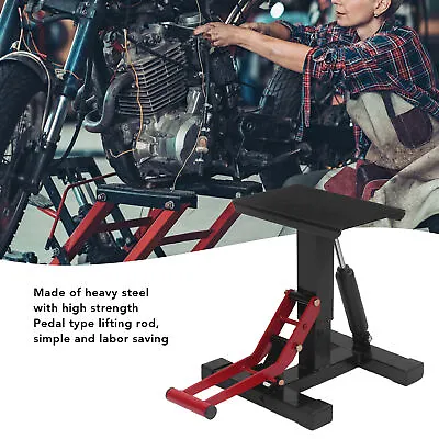 400KG Motorcycle Scissor Lift Bike ATVs Repair Stand Motorbike Jack Table Bench • $49.99