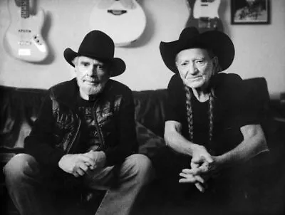 Merle Haggard Willie Nelson 8x10 Picture Celebrity Print • $3.99