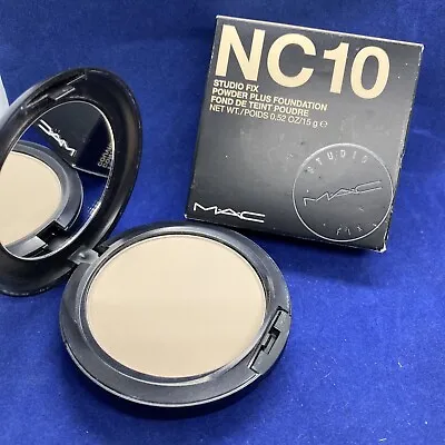 MAC Studio Fix Powder Plus Foundation NC10 100% Authentic New In Box • $21.99