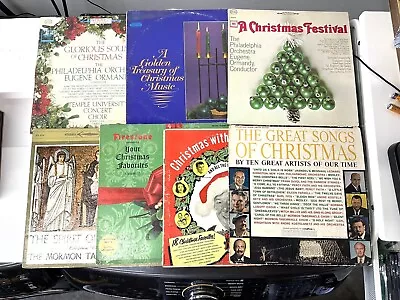 Vintage Christmas Records Lot (7) • $25