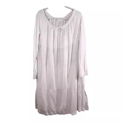 R By 45rpm Long Sleeve Tiered Cotton Midi Dress Lagenlook Women's 0 Free Size • $124.99