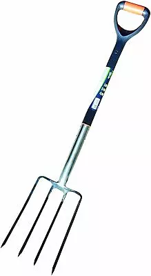 Garden Digging Fork Shovel Border Edging Farm Carbon Stainless Steel Tools • £17.59