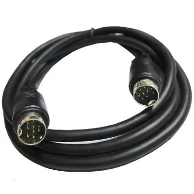 9 Pin Mini Din Male To Male Audio Cable For Audio Equipment 1m • £8.95