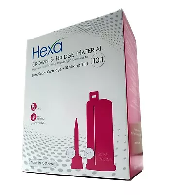 Hexa Dental Acrylic Temporary Crown And Bridge Material A1 (Protemp Luxatemp) • $72.50