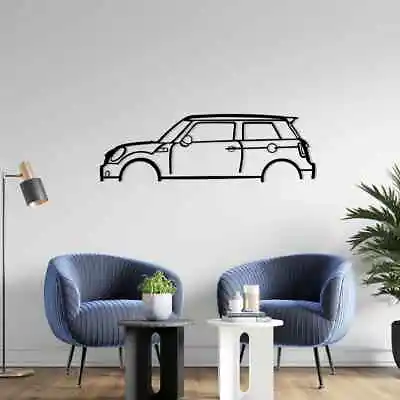 Wall Art Home Decor Metal Acrylic 3D Silhouette Poster USA John Cooper Works • $87.99