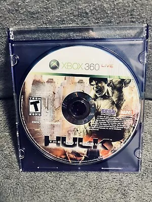 The Incredible Hulk Microsoft Xbox 360 **DISC ONLY** Tested & Working FREE2SHIP • $19.95