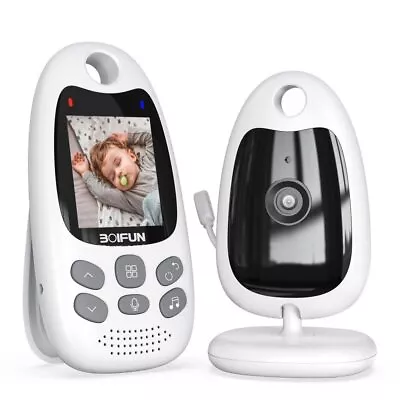 BOIFUN Video Baby Monitor With Camera No WiFi ECO VOX Mode Night Vision • £42.99