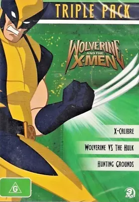 Wolverine And The X-Men Triple Pack DVD 3 Discs Set • $8.80