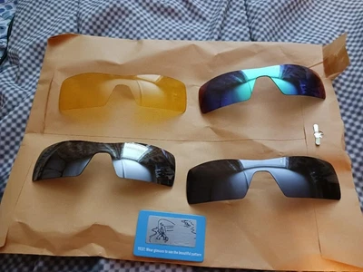 $70 • Buy Oakley Oil Rig Replacement Lenses Only Set 4