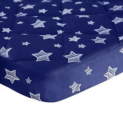 Pack N Play Mattress Pad Cover Printed Mini Crib Quilted Playpen Pad 39 ×27  • $20.59