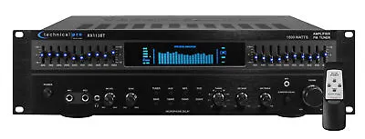 Technical Pro RX113BT 1500w Bluetooth Home Receiver Amplifier Amp W/ 10 Band EQ • $149.95