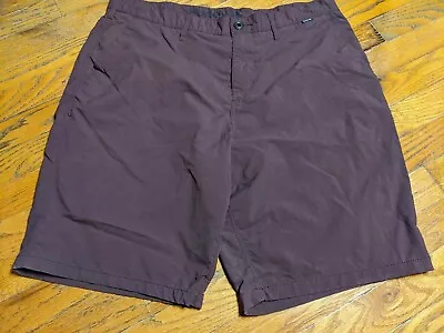 Hurley Golf Shorts Men's Size 33 Flat Front Nike Dri Fit Chino Shorts 5 Pocket • $19.99