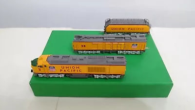 Overland (OMI) Brass Union Pacific 3 Unit Gas Turbine - N Scale • $1280