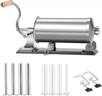 MASTER FENG Sausage Stuffer - Stainless Steel Homemade Manual Sausage Maker Meat • $88.97