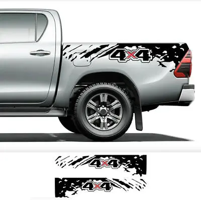 2 PCS Graphic Mud Splash Car Sticker For Mitsubishi L200 Ford F-150 Trunk Decals • $56.39