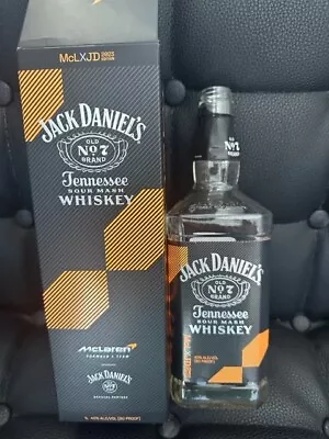 Jack Daniels Limited Edition McLaren Empty Bottle With Gift Box 2023 No Lid • $20