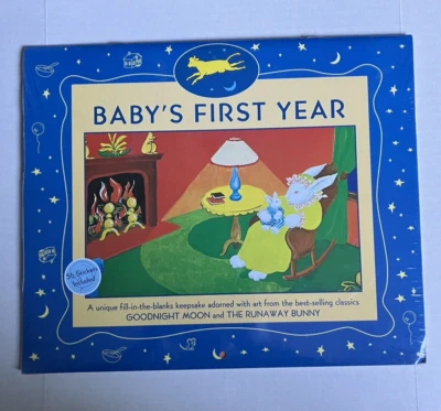 $12.29 • Buy Goodnight Moon Baby's First Year Undated Calendar With 56 Milestone Stickers New