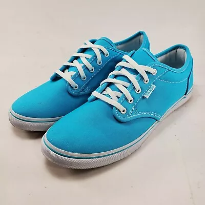 Vans Atwood Womens Size 8 Sky Baby Blue Shoes Sneakers Skateboarding VN-0NJO0BW • $17.95