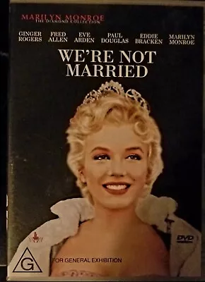 We're Not Married DVD Marilyn Monroe Ginger Rogers. 1952 • $7.50