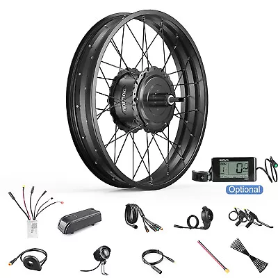 48V 750W Fat Tire EBike Conversion Kits Bafang Rear Wheel Hub Motor Cassette Kit • $382.98