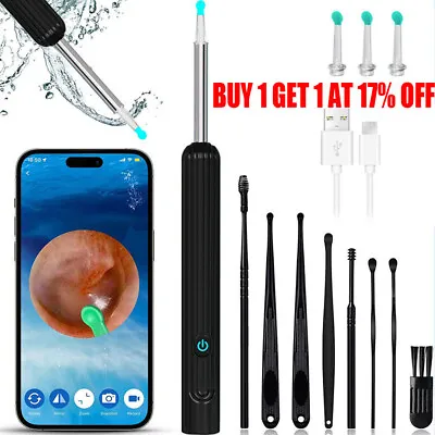 Wireless WIFI HD Ear Wax Remover Camera Ear Endoscope Spoon Pick Cleaning Tool • £3.07