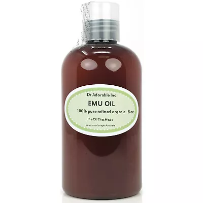 Australian Emu Oil 100%pure Emu Oil Fresh By Dr.adorable 8 Oz Free Shipping • $23.29