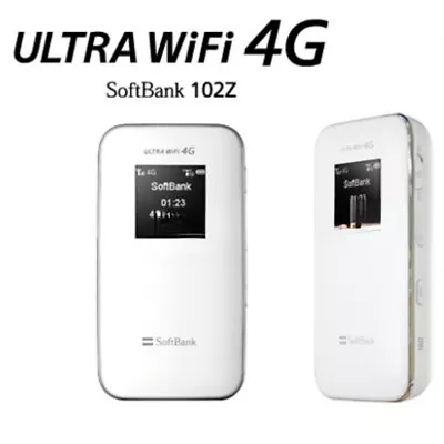 ZTE WiFi 4G SoftBank 102z LTE Mobile WiFi Hotspot 4G LTE Pocket WiFi Router • $68.08