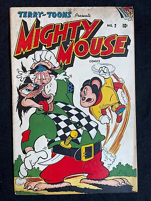 Mighty Mouse Comics #2 (Timely Comics 1946) Scarce Marvel Issue! Terry-Toons • $199.95