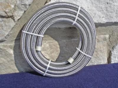 5' Stainless Braided 3/8  Oil Line  For Harley Custom Choppers • $39