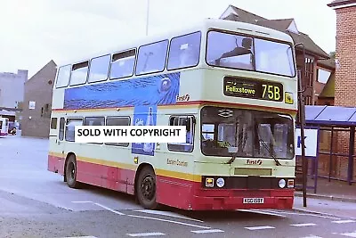 Bus Negative 35mm Eastern Counties Volvo Olympian KGG158Y  Sold With Copyright. • £1.80