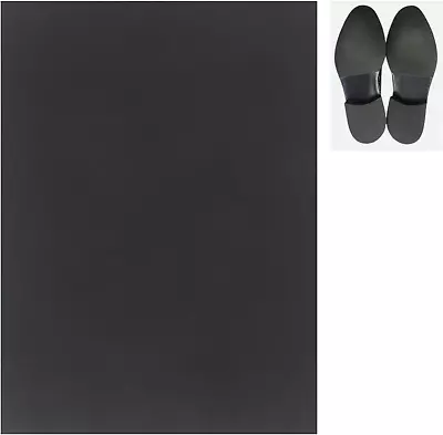 Resistant Sole Sheet 3.5MM Heel Repair Pad Rubber Sole Pad Black Shoes Bottom Re • $19.20