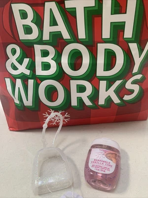 £6.99 • Buy Bath Body Works Glitter Hand Sanitation Holder +  Gel