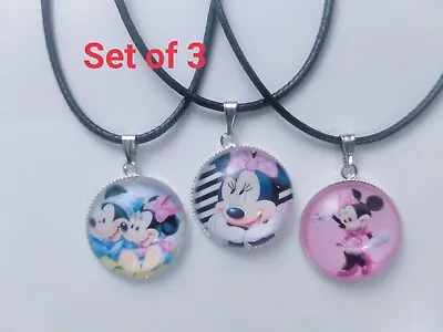 Mickey Minnie Mouse Necklace Jewellery Necklace Disney • £7.50