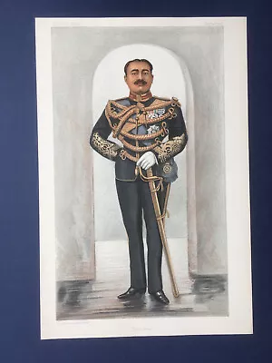 Original 1901 Vanity Fair Print Of The Maharajah Of Cuch Behar - Indian Prince • £16.99