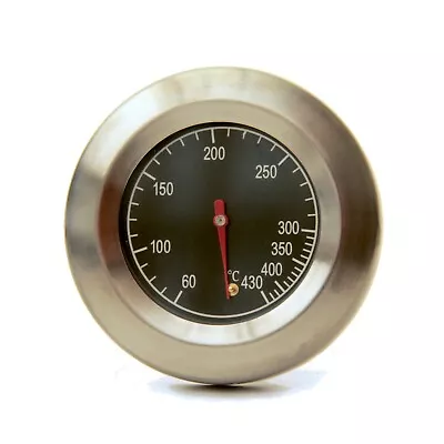 £6.50 • Buy Pizza Oven Or BBQ Bimetallic Thermometer, Clear Dial, 9mm Mounting Hole.
