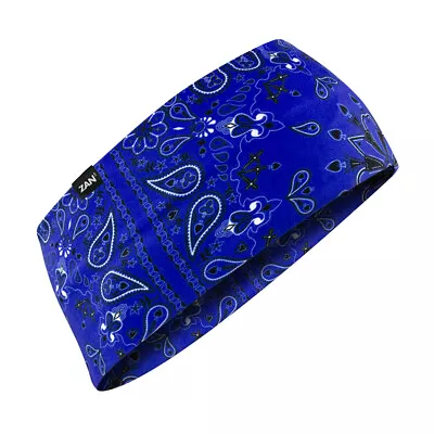 Zan® Headband SportFlex® Series Navy Paisley • $9.98